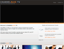Tablet Screenshot of channelbasetv.com